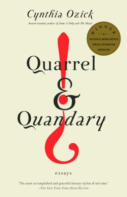 Quarrel and Quandary Essays  9780375724459 Front Cover