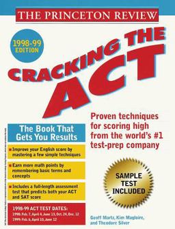 Cracking the ACT 1998-1999