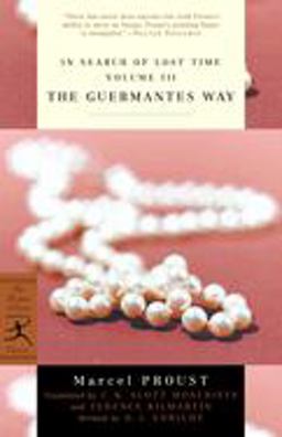 In Search of Lost Time Volume III the Guermantes Way  9780375752339 Front Cover