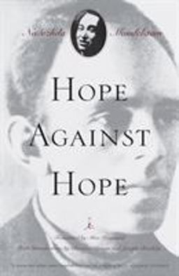 Hope Against Hope A Memoir  9780375753169 Front Cover