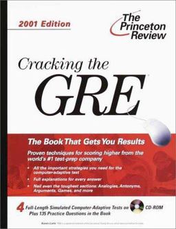 Cracking the GRE 2001