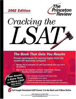 Cracking the LSAT 2002  9780375761980 Front Cover