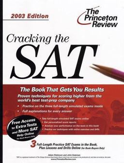 Cracking the SAT 2003