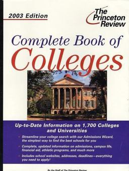 Complete Book of Colleges 2003