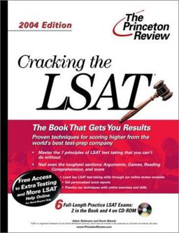 Cracking the LSAT with Sample Tests 2004