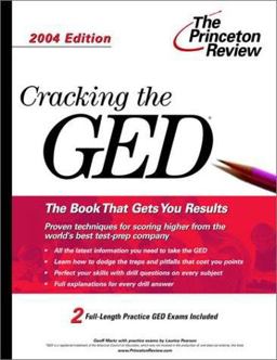 Cracking the GED, 2004 Edition  9780375763403 Front Cover