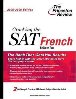 Cracking the SAT French Subject Test, 2005-2006