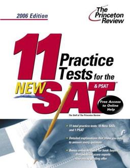 11 Practice Tests for the New SAT and PSAT 2nd 9780375765162 Front Cover