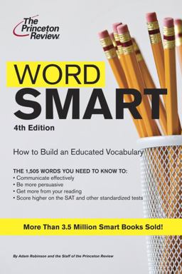 Word Smart Building an Educated Vocabulary 4th 9780375765759 Front Cover