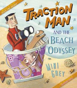 Traction Man and the Beach Odyssey  9780375869525 Front Cover