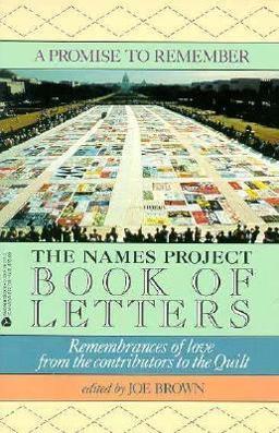 Promise to Remember : The NAMES Project Book of Letters  9780380767113 Front Cover