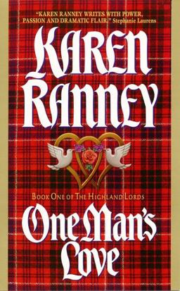 One Man's Love Book One of the Highland Lords  9780380813001 Front Cover