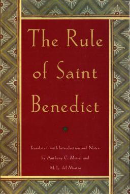 Rule of St. Benedict  9780385009485 Front Cover