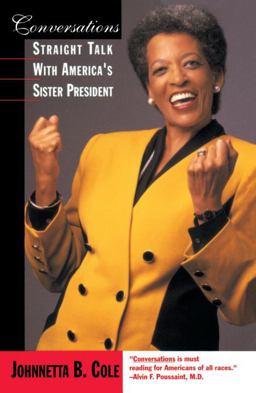 Conversations Straight Talk with America's Sister President  9780385411608 Front Cover