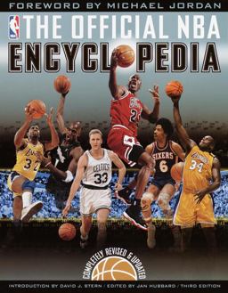 Official NBA Basketball Encyclopedia 3rd 9780385501309 Front Cover