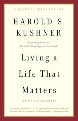 Living a Life That Matters  9780385720946 Front Cover