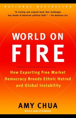World on Fire How Exporting Free Market Democracy Breeds Ethnic Hatred and Global Instability  9780385721868 Front Cover