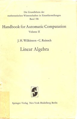 Handbook for Automatic Computation