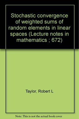 Stochastic Convergence of Weighted Sums of Random Elements in Linear Spaces