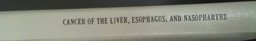 Cancer of the Liver, Esophagus, and Nasopharynx