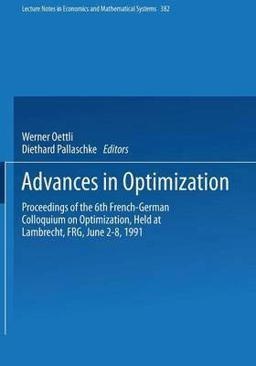 Advances in Optimization