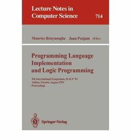 Programming Language Implementation and Logic Programming