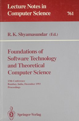 Foundations of Software Technology and Theoretical Computer Science