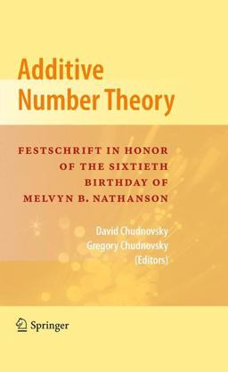 Additive Number Theory Additive Number Theory