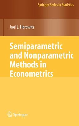 Semiparametric and Nonparametric Methods in Econometrics  9780387928692 Front Cover
