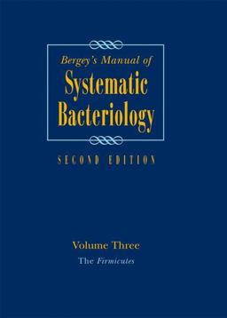 Bergey's Manual of Systematic Bacteriology The Firmicutes 2nd 9780387950419 Front Cover