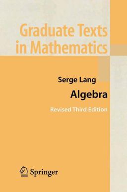 Algebra 3rd 9780387953854 Front Cover