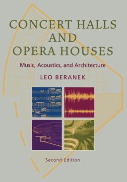 Concert Halls and Opera Houses Music, Acoustics, and Architecture 2nd 9780387955247 Front Cover