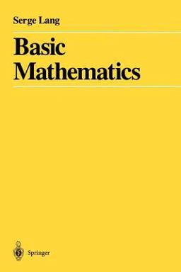 Basic Mathematics  9780387967875 Front Cover