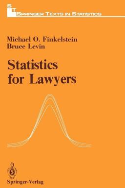 Statistics for Lawyers  9780387971407 Front Cover