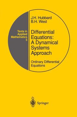 Differential Equations A Dynamical Systems Approach - Ordinary Differential Equations 3rd 9780387972862 Front Cover