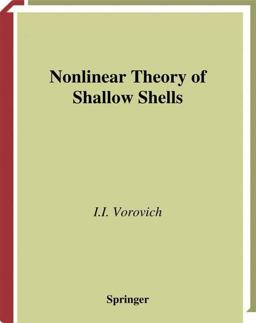 Nonlinear Theory of Shallow Shells  9780387983394 Front Cover
