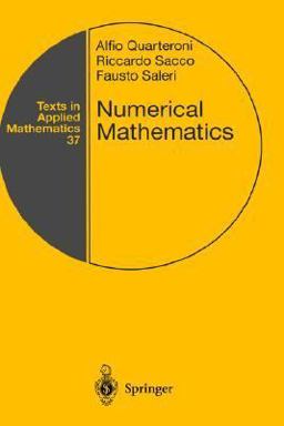 Numerical Mathematics  9780387989594 Front Cover