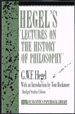 Hegel's Lectures on the History of Philosophy