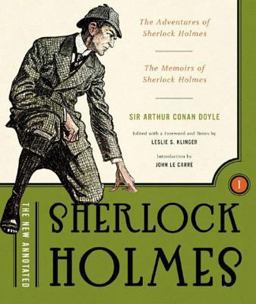 New Annotated Sherlock Holmes, Volume 1 The Adventures of Sherlock Holmes and the Memoirs of Sherlock Holmes  9780393059144 Front Cover