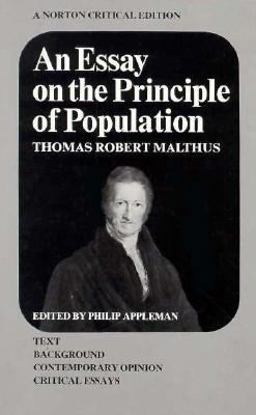 Essay on the Principle of Population  9780393092028 Front Cover