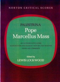 Pope Marcellus Mass  9780393092424 Front Cover