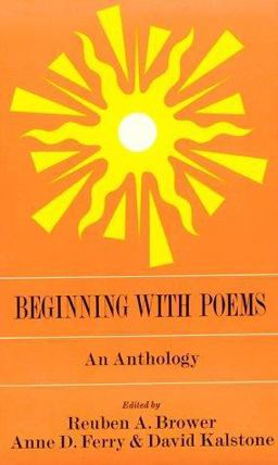 Beginning with Poems