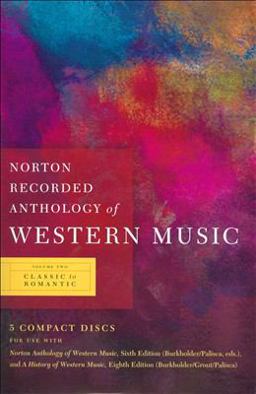 Norton Recorded Anthology of Western Music 5 Compact Discs 6th 9780393113105 Front Cover