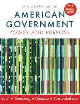 American Government Power and Purpose 11th 9780393118216 Front Cover