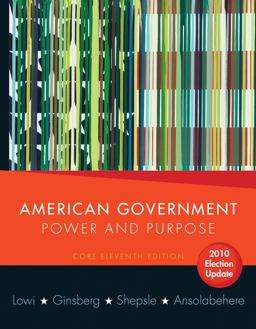American Government Power and Purpose 11th 9780393118223 Front Cover