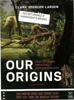 Our Origins: Discovering Physical Anthropology  9780393123845 Front Cover