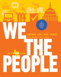 We the People An Introduction to American Politics 9th 9780393124385 Front Cover