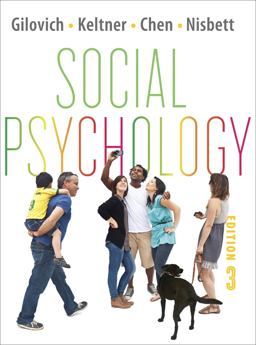 Social Psychology 3rd 9780393138481 Front Cover