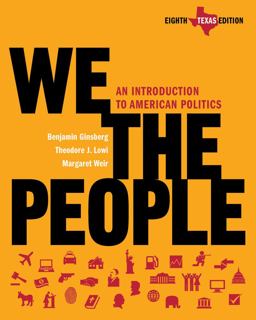 We the People An Introduction to American Politics 8th 9780393149579 Front Cover