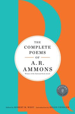 Complete Poems of A. R. Ammons Volume 2 1978-2005  9780393254891 Front Cover